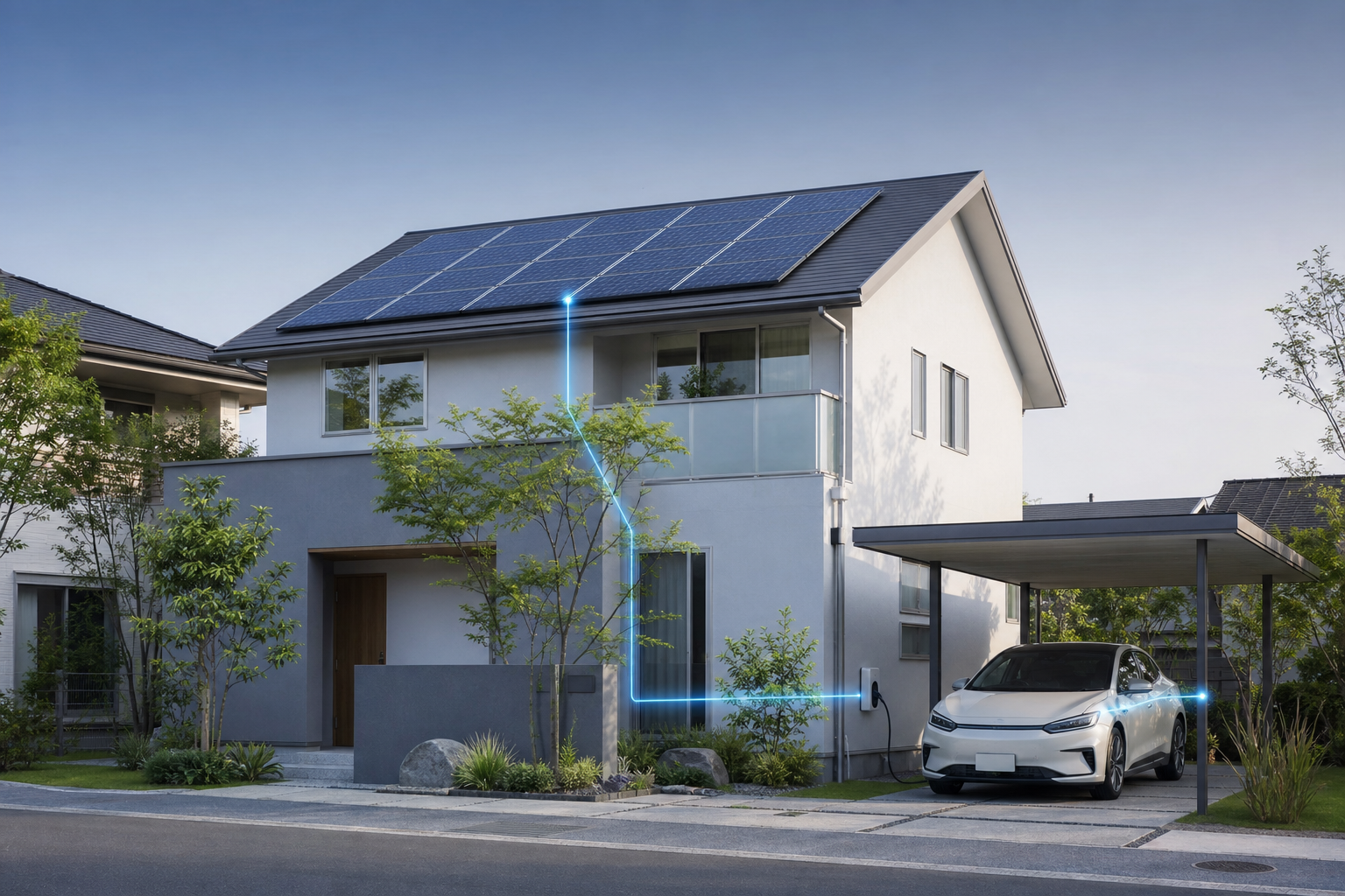 EVの電気を家で使う選択肢。「V2H」で充電も停電対策もまとめて考える