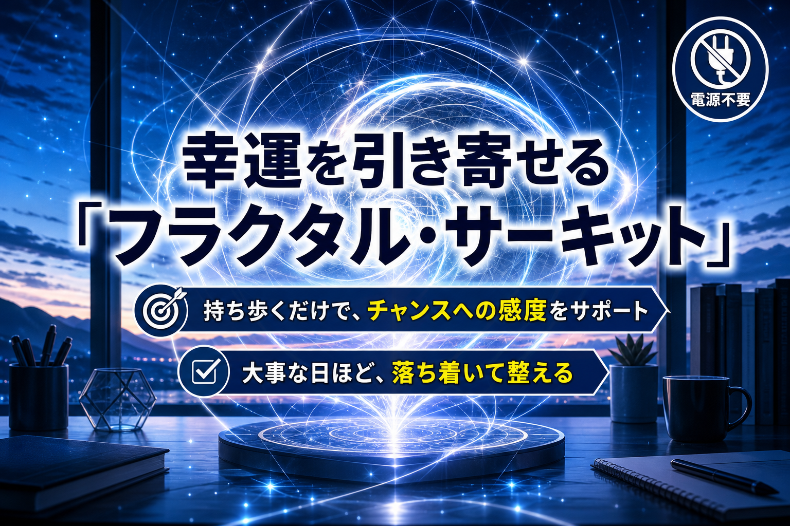 持ち歩くだけでいい？幸運を引き寄せる「フラクタル・サーキット」が気になる人のためのやさしい整理 イメージ画像1