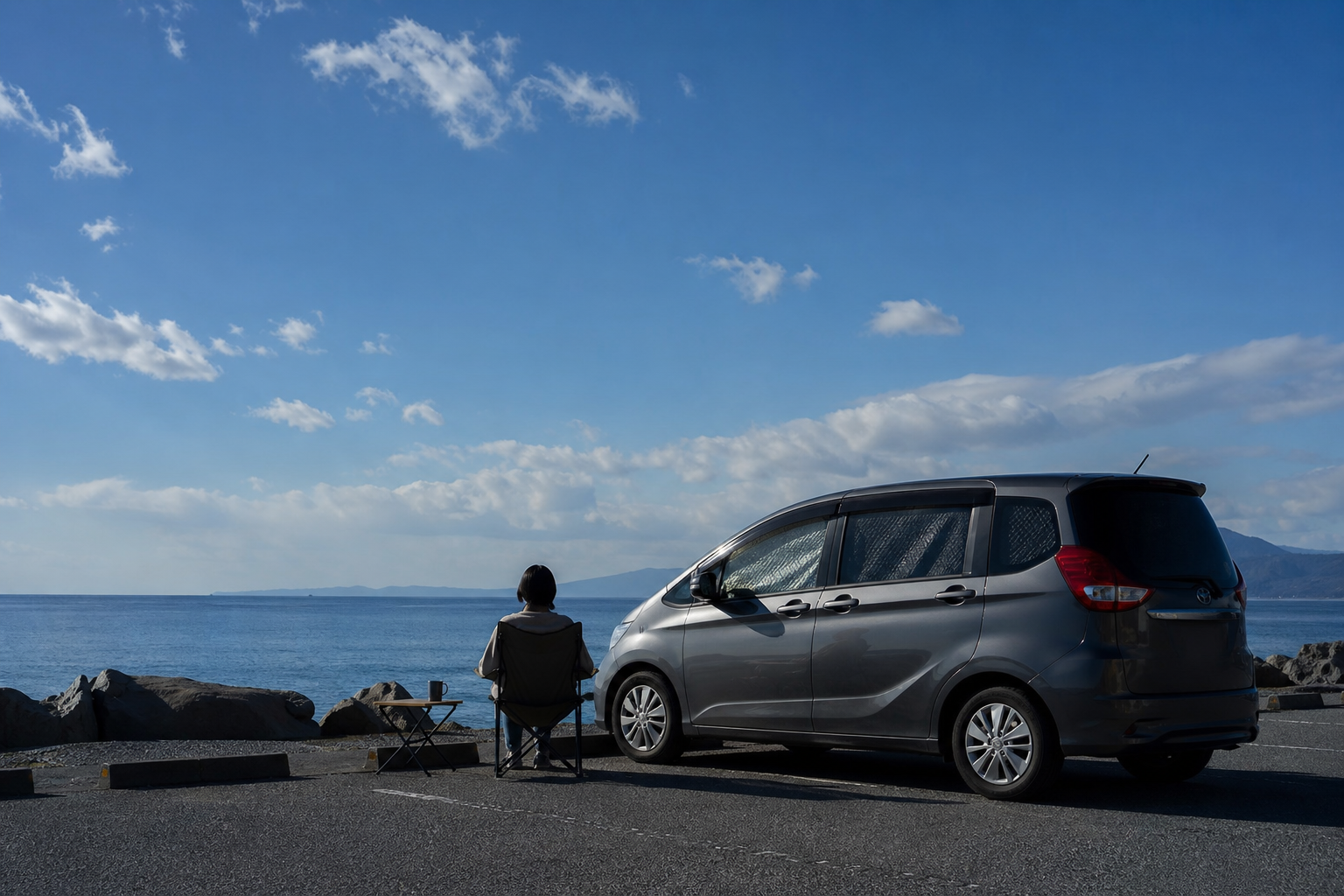 車中泊の「丸見え」と寒暖差がつらい人へ|車種別ブラインドシェードで個室感をつくる