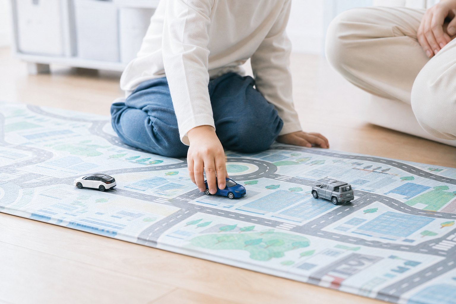 車中泊やお昼寝の「もしも」に備える。オンリースタイル「トミカおねしょシーツ」で楽しく汚れ対策