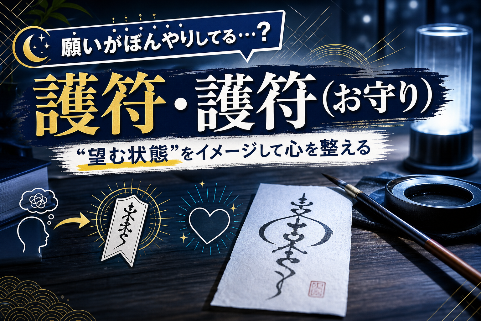 護符・護符（お守り）は「願いがぼんやりしてる人」にこそ向く？叶恵屋の護符で気持ちを整える選び方 イメージ画像1