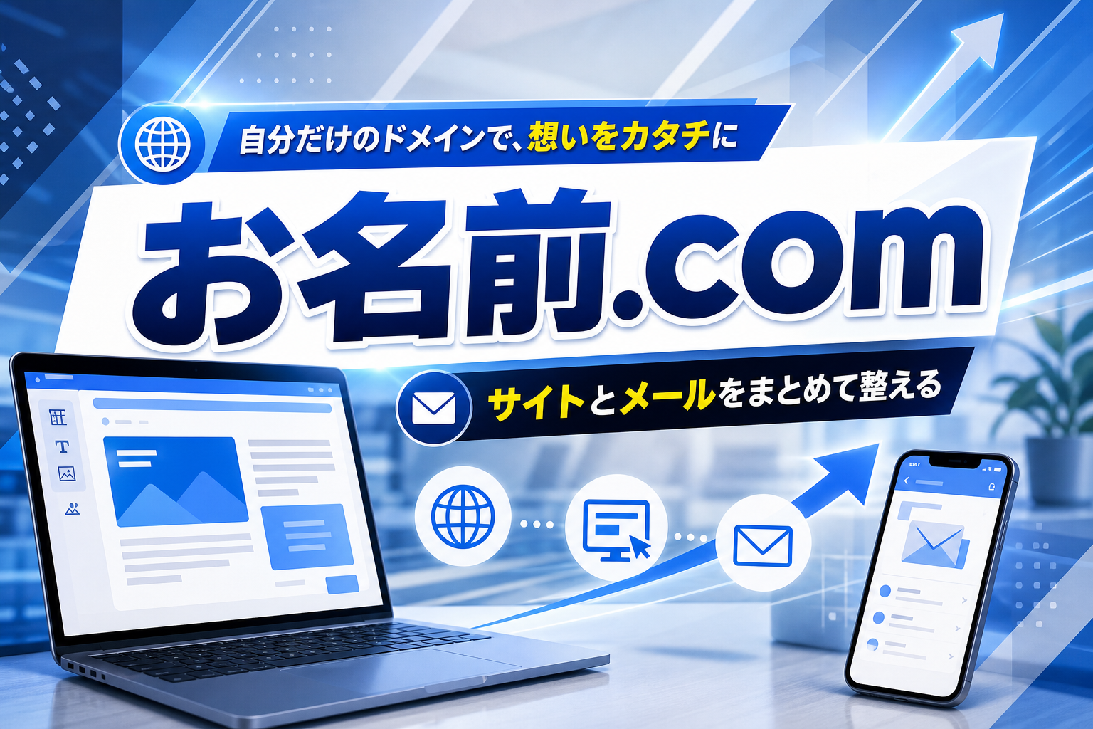 お名前.comはこんな人に合う:独自ドメインを迷わず取って、サイトとメールを早めに整える方法 イメージ画像1