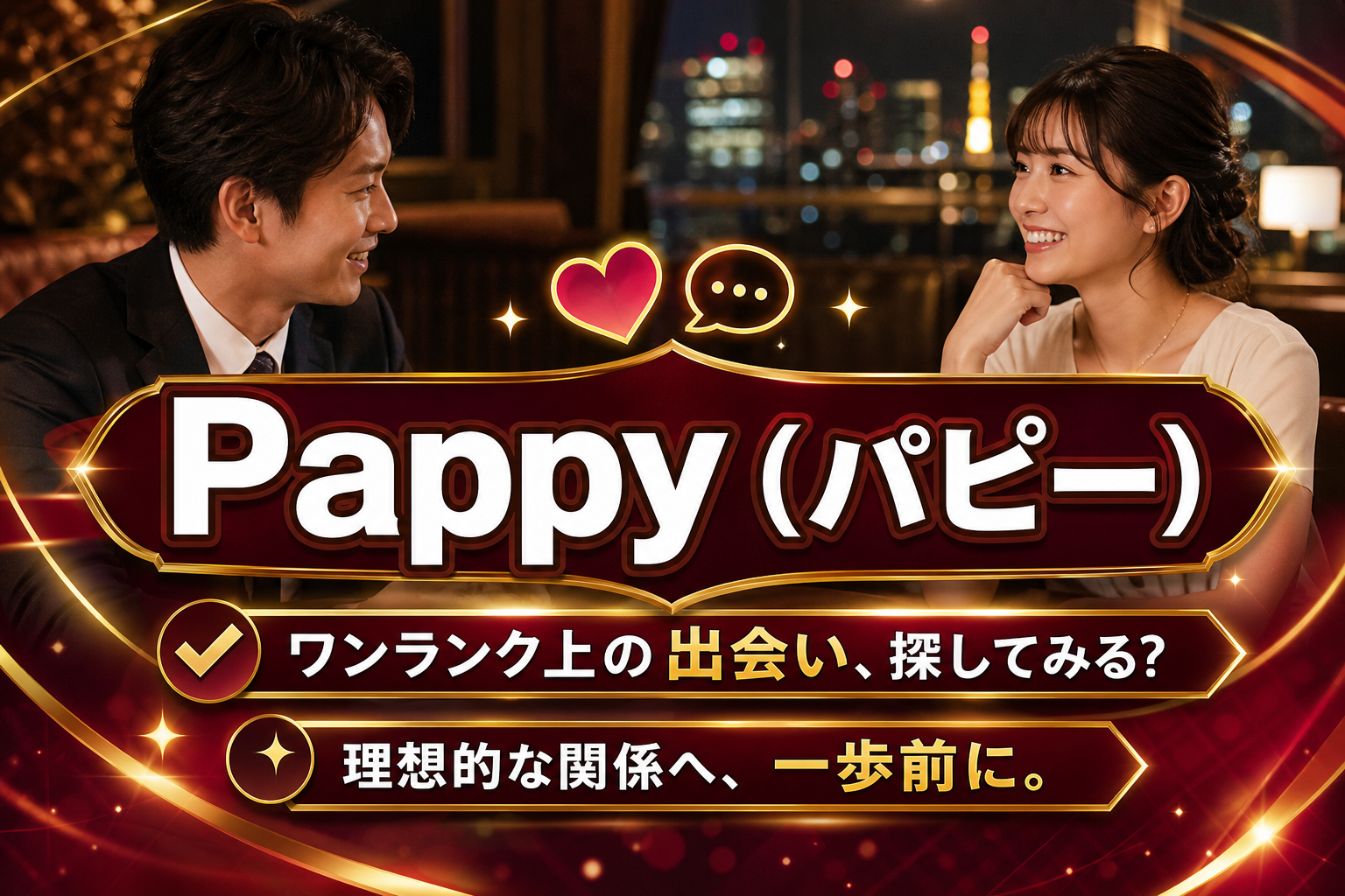 Pappy(パピー)はどんな人向け?ワンランク上の出会いを探したい人のための使い方ガイド イメージ画像1