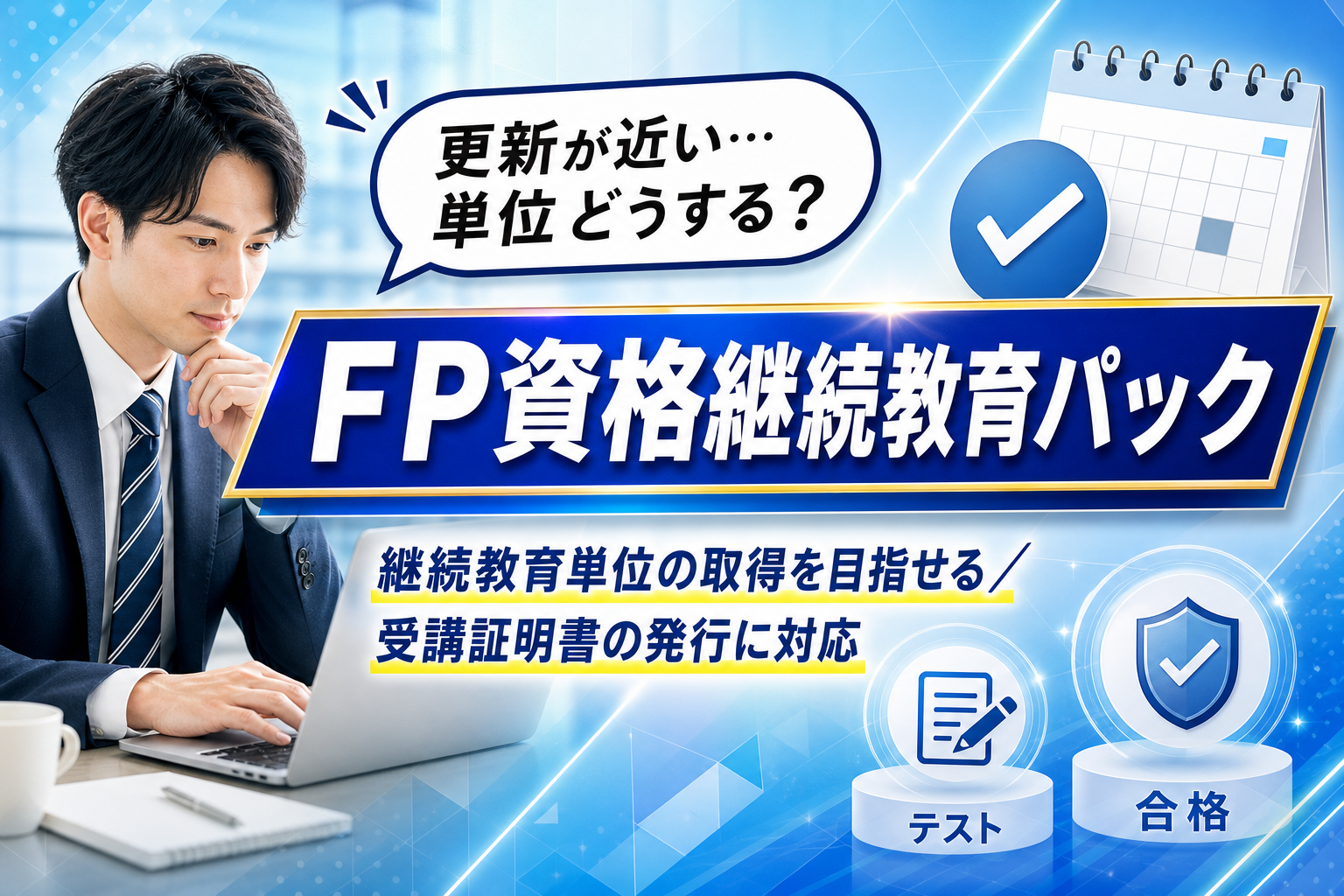 忙しくても継続単位を取りたい人へ｜ＦＰ資格継続教育パックの使いどころと注意点 イメージ画像1