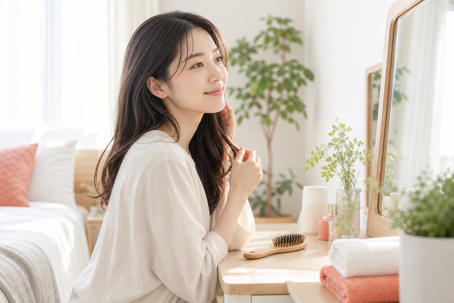 分け目・抜け毛が気になりだした女性へ。無添加にこだわる育毛剤「マイナチュレ」の選び方ガイド