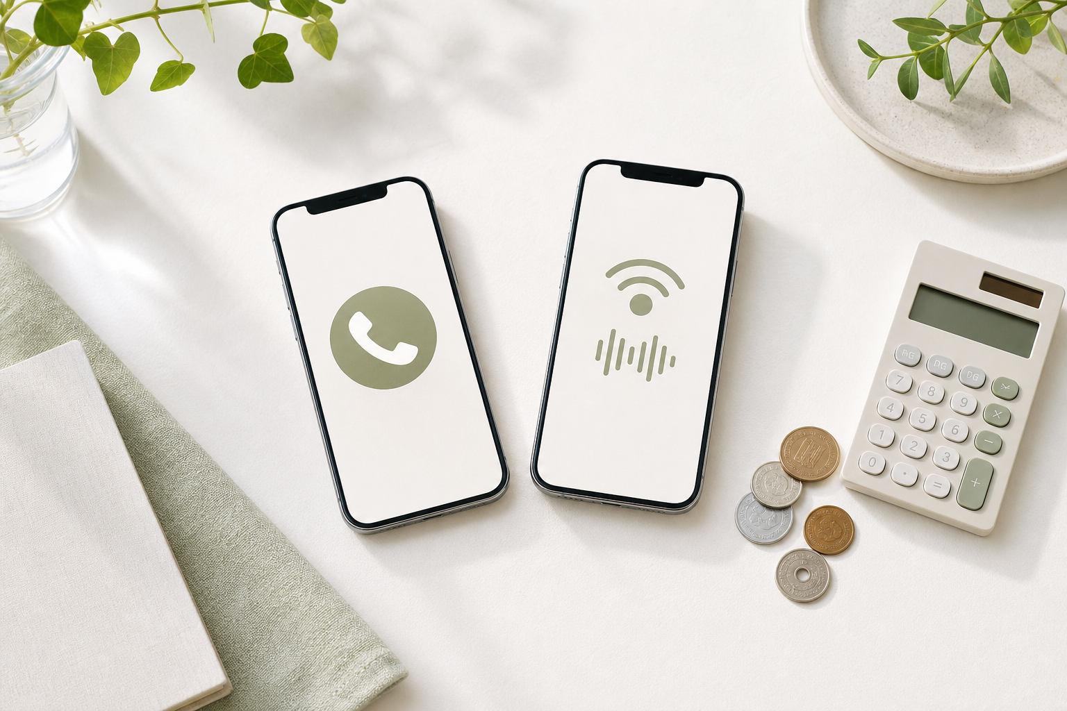 通話アプリって何が違うの？「標準の電話」と「IP電話・通話アプリ」をやさしく整理して、通話料をムリなく見直すヒント